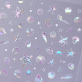 Shell Nail Sticker - Ocean Shells